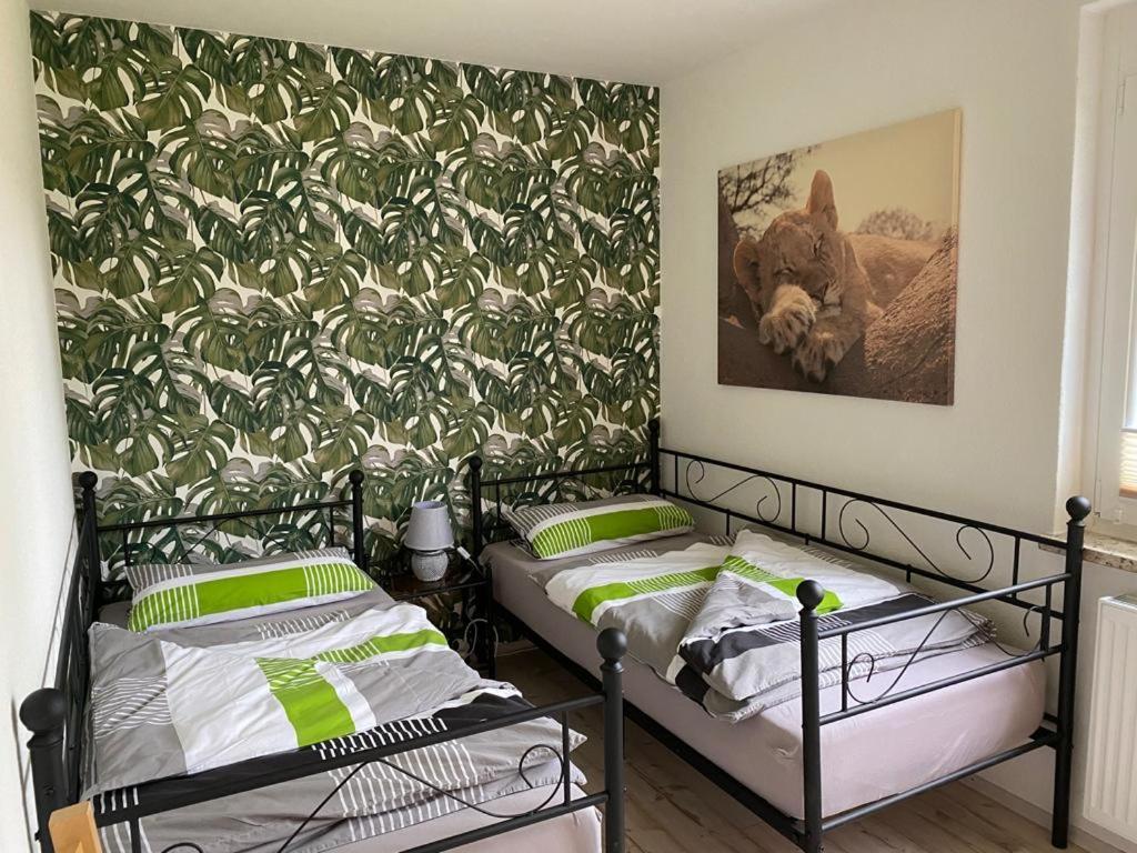 Familienfreundliche Ferienwohnung Maria Duderstadt Buitenkant foto